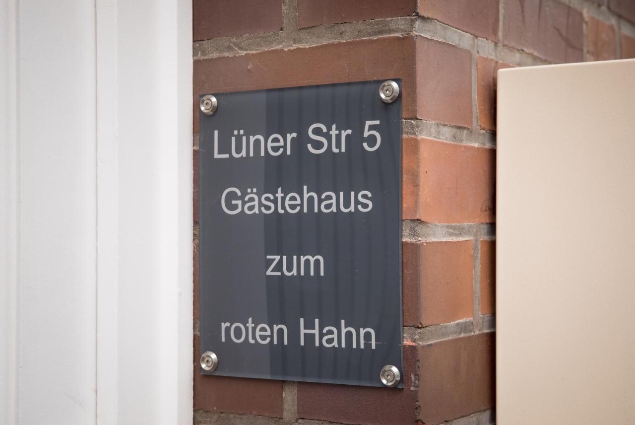 Gaestehaus Zum Roten Hahn Lüneburg Eksteriør bilde